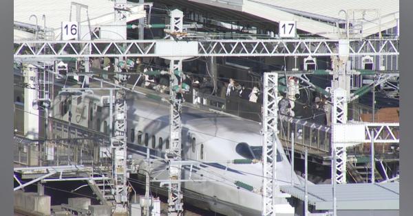 東海道新幹線、上下線で運転再開　「こだま714号」の車両点検終了　ダイヤの乱れは続く見通し