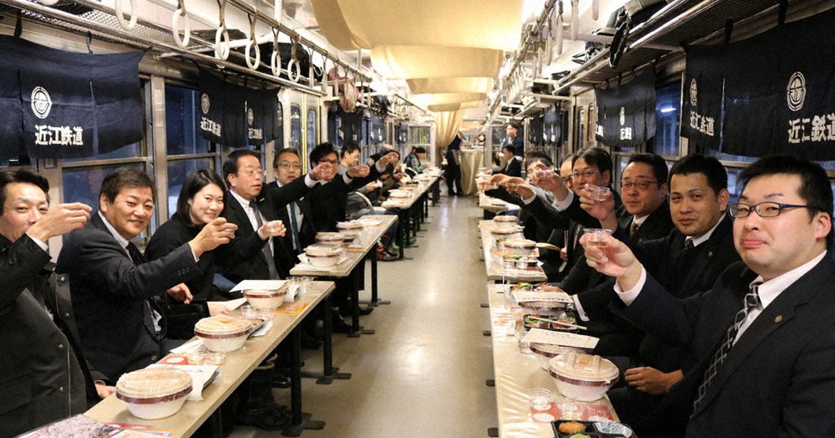 滋賀の純米酒が飲み放題　近江鉄道「地酒電車」3年ぶり復活