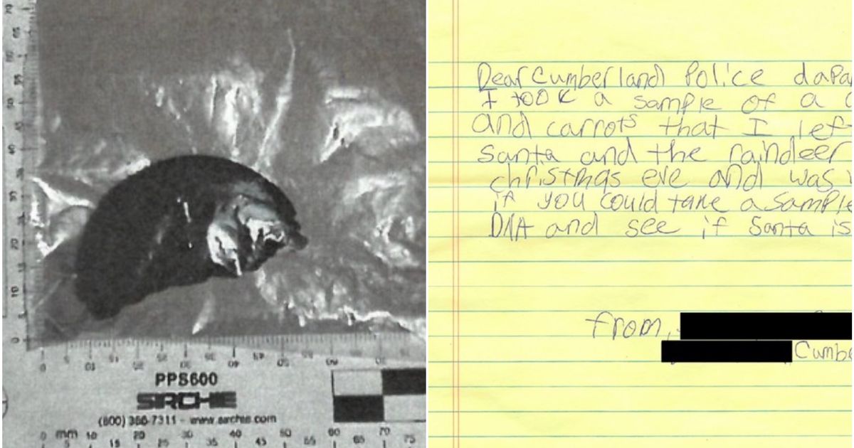 サンタのDNA鑑定、10歳の女の子が警察に依頼。“証拠“は食べかけのクッキー