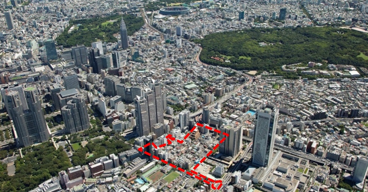 西新宿・初台で大規模再開発　約4.6ヘクタールに住宅や商業施設