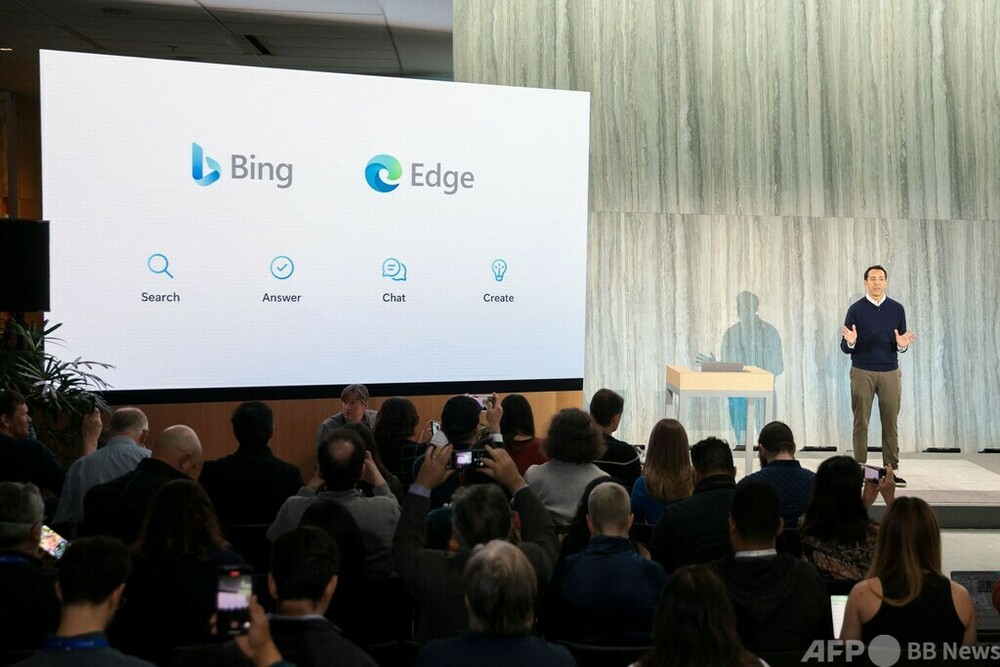 米MS、Bingに対話AI搭載 「検索の新時代」へ