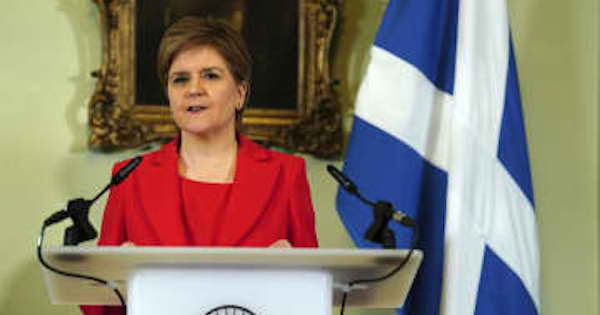 スコットランド首相辞任へ　記者会見で表明