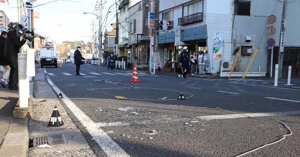 横浜で6台絡む事故、ひき逃げ疑いの78歳男逮捕　「運転して散髪に行った」容疑否認