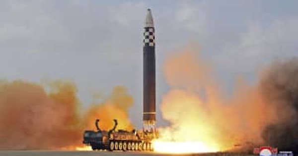 北朝鮮がICBM級ミサイル発射　北海道沖EEZに落下、被害なし