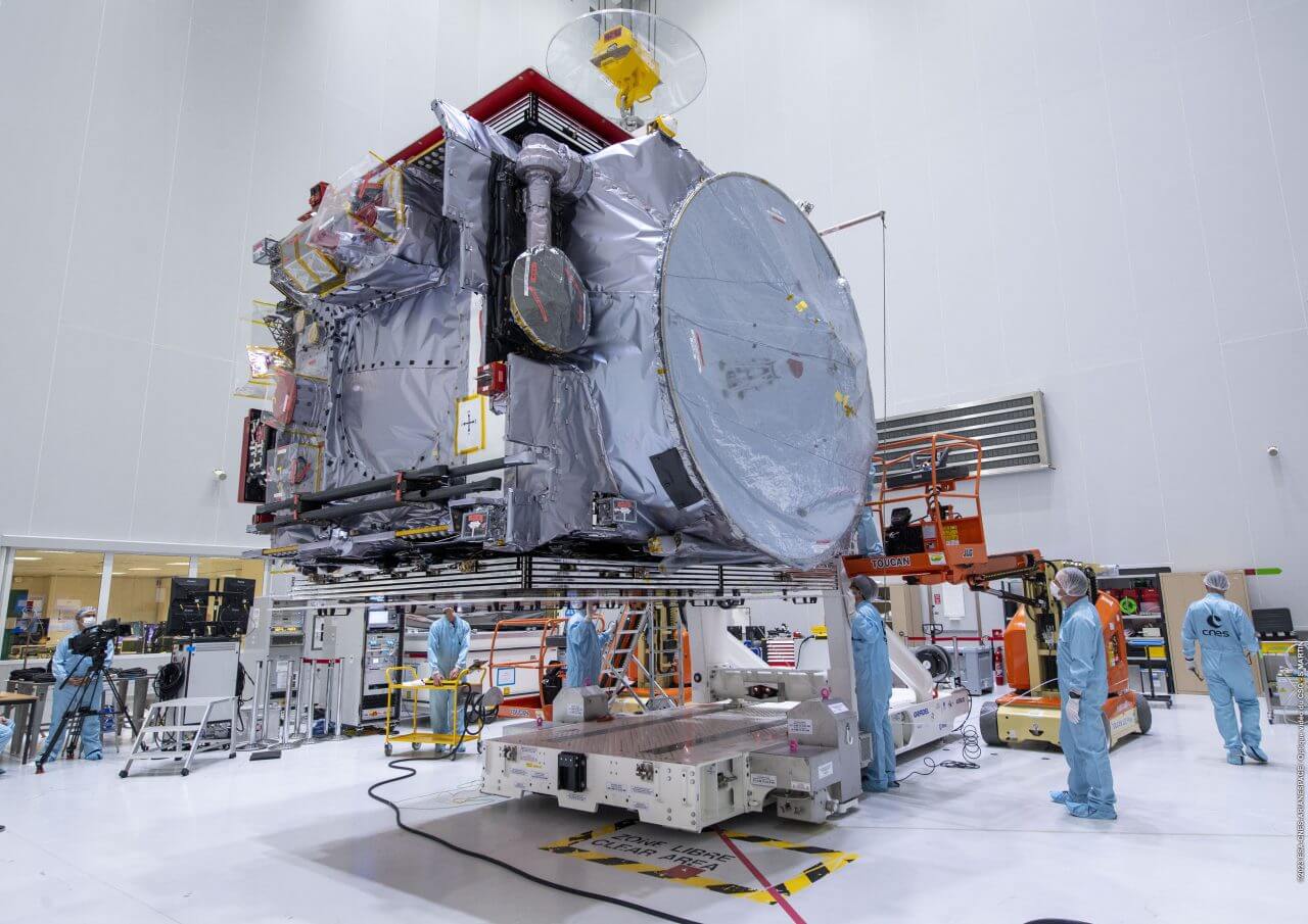 木星の氷衛星を探査するESAの「JUICE」探査機がギアナ宇宙センターに到着　2023年4月に打ち上げ予定
