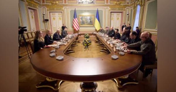 バイデン大統領、キーウ電撃訪問　首脳会談、対ロシア結束誇示