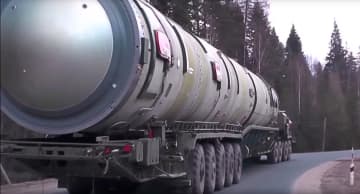 ロシア、ICBM実験失敗か　米大統領がウクライナ訪問中