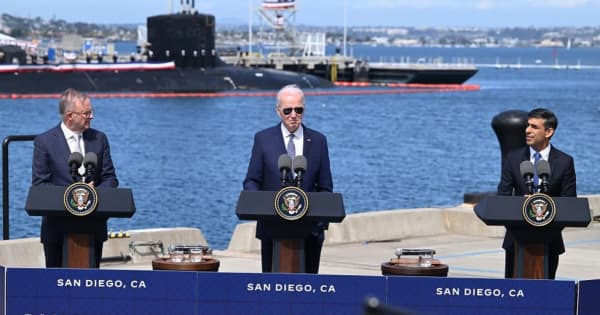 米英豪、原子力潜水艦の配備計画を発表　AUKUS首脳会合