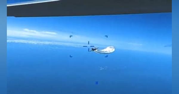 無人機衝突の映像公開　ロ船現場に、米は情報消去