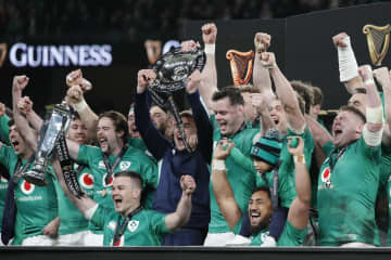 アイルランドが全勝優勝　ラグビー欧州6カ国対抗