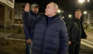 プーチン大統領が制圧地初訪問　マリウポリ、実効支配誇示