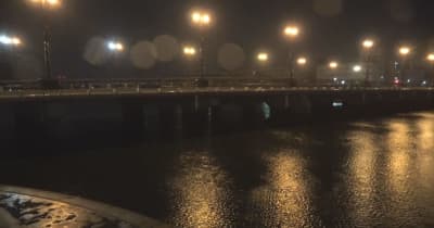 広島市の京橋川「人が浮いている」 中高年男性が死亡