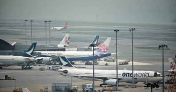 中国香港国際空港の旅客数、2月は前年同月の25倍