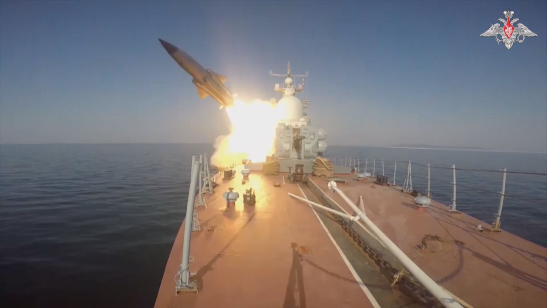 ロシアが日本海に対艦巡航ミサイル「モスキート」2発発射