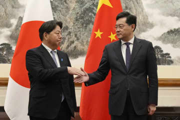 中国、台湾で日本に警告　「対米追随」非難