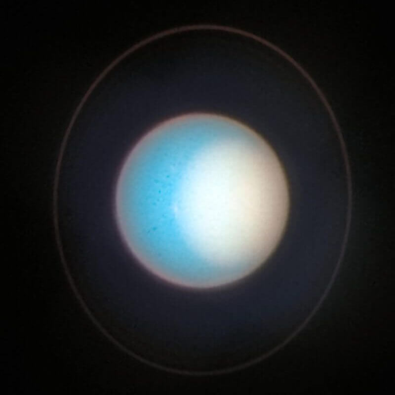 ハッブル宇宙望遠鏡が撮影した天王星の最新画像