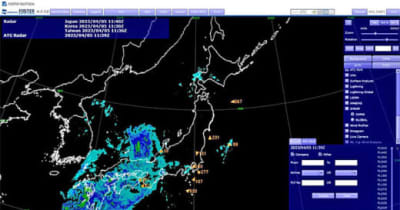 ウェザーニューズ／日本上空の全航空機の位置と気象が同時把握