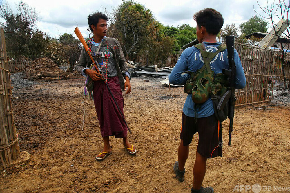 ミャンマー北西部で空爆、100人死亡か 国連は国軍非難