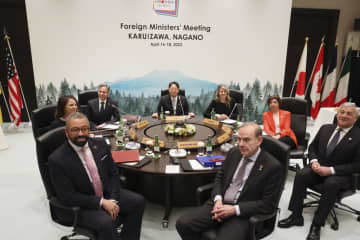 G7外相会合、インドと協力強化　国際秩序維持へ、長野・軽井沢