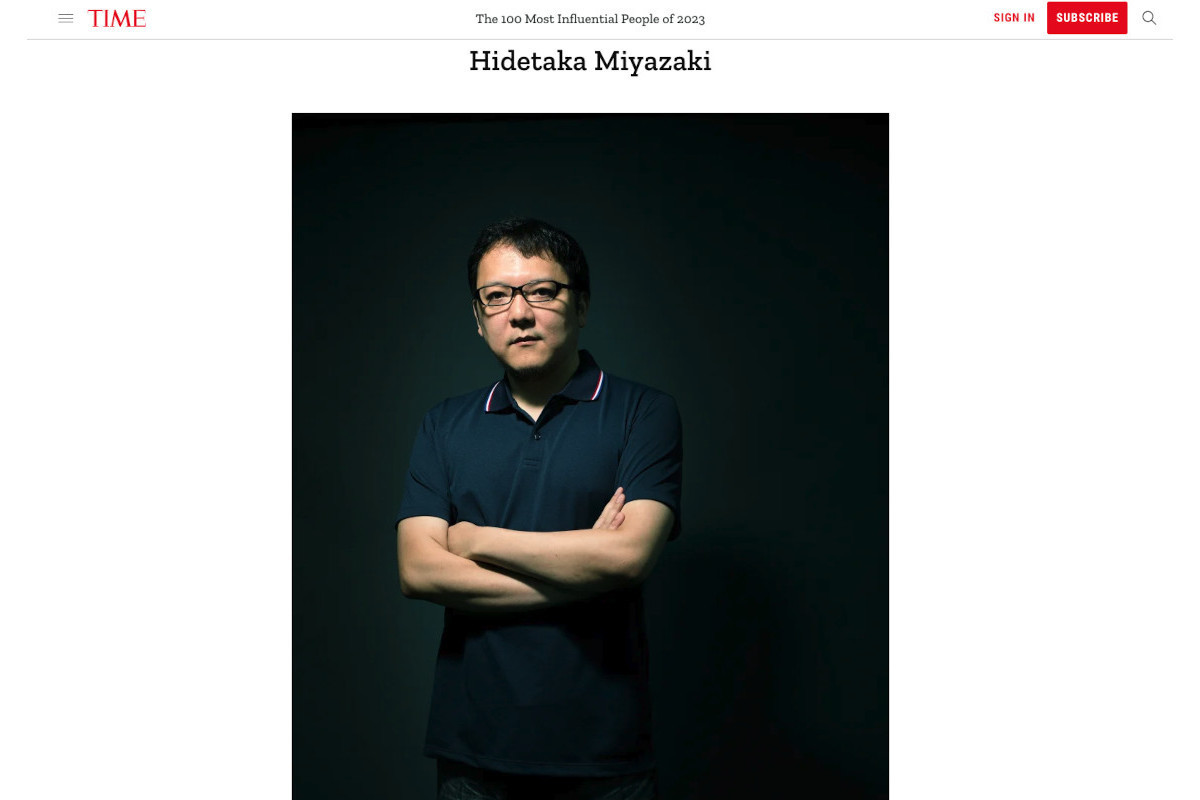 TIME誌「世界で最も影響力のある100人」、岸田総理と一緒に「ELDEN RING」宮崎英高氏 - ネット「さすが宮崎さん」