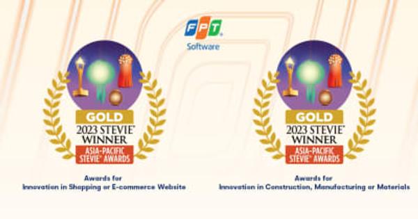 FPTソフトウェアが、2023年のアジア太平洋スティービー® 賞のイノベーション部門で2つのゴールドスティービー® を獲得