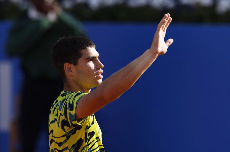 テニス＝決勝はアルカラス対チチパス、バルセロナ・オープン