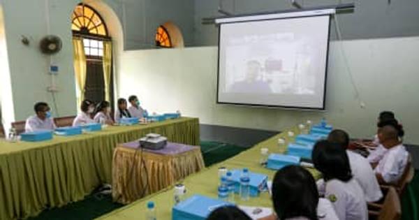 ミャンマーの若者、中国宇宙ステーション乗組員と対話