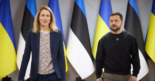 エストニア首相、ウクライナ訪問　ＥＵ・ＮＡＴＯ加盟を支持