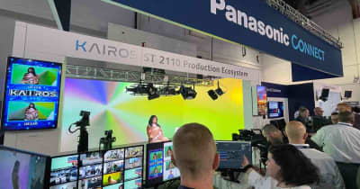 Panasonic Connect、KAIROSやST 2110での映像制作ソリューションと15周年を迎えるリモートカメラ紹介[NAB2023 Booth]