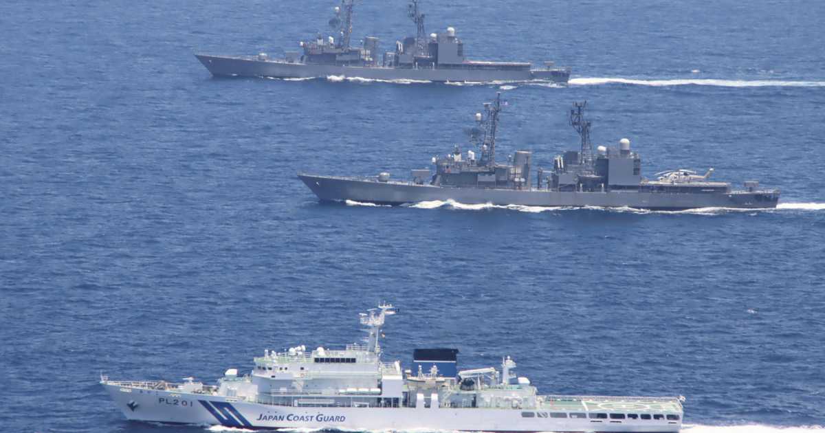 防衛相が海保統制　武力事態の要領発表　５月に初訓練