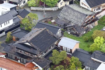 石川地震、350棟に被害　地盤に緩み、土砂警戒続く