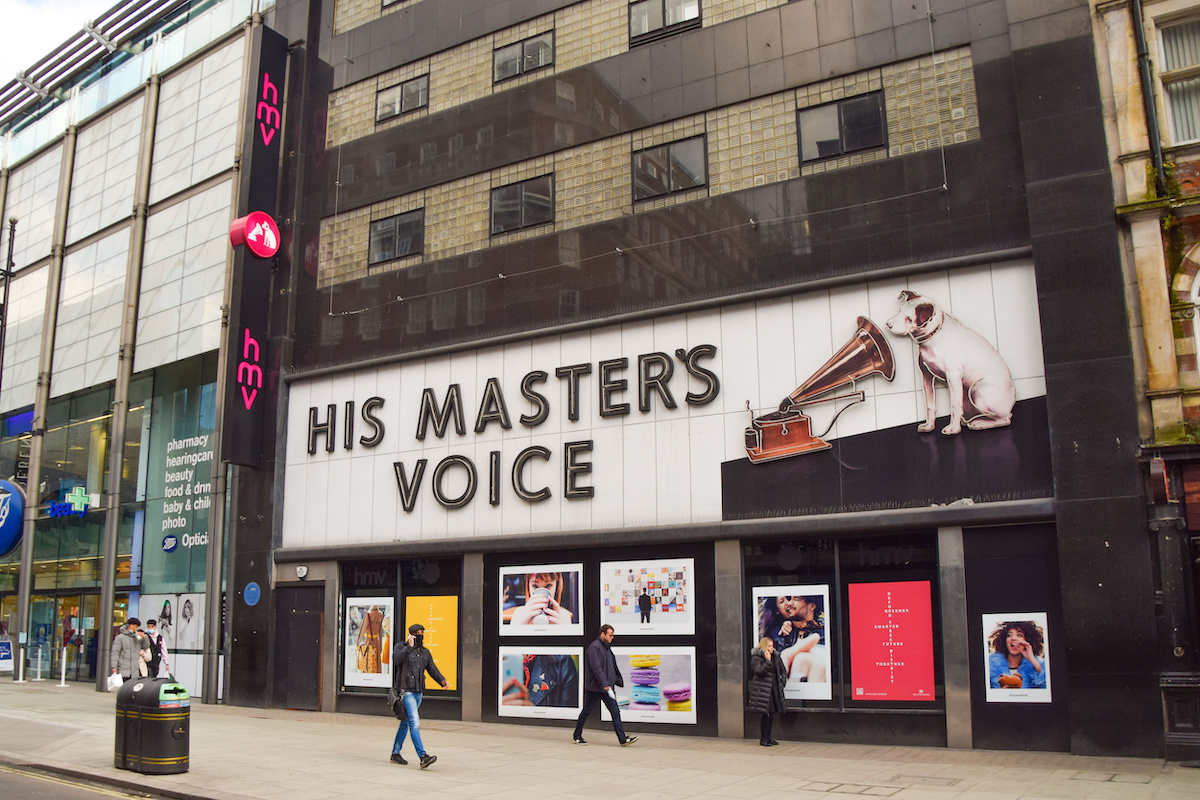 英HMVのロンドン旗艦店が復活へ　店舗改革で経営再建