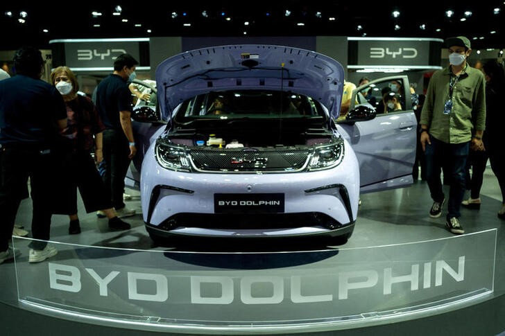 中国製ＥＶ、欧州自動車メーカーに最大のリスク＝報告書