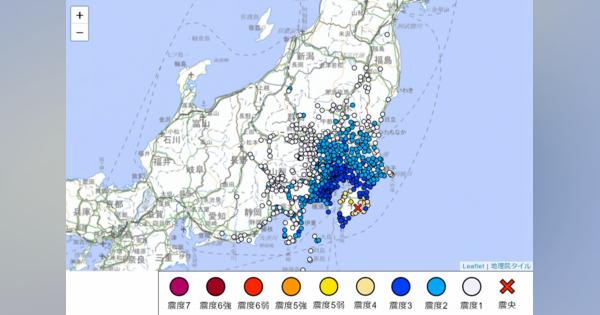 気象庁「1週間程度は震度5強程度の地震に注意」　5月11日明け方、千葉県で震度5強