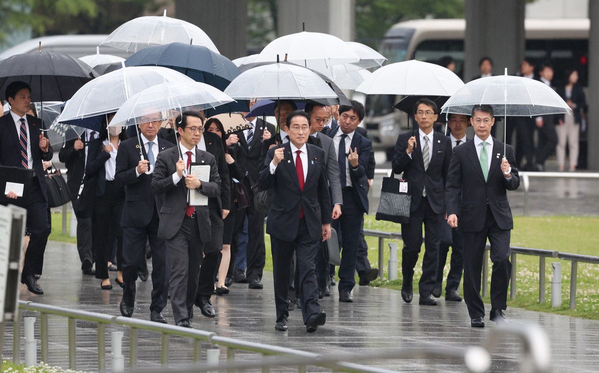 岸田首相「安全進行が日本の責務」　サミット会場を視察：時事ドットコム