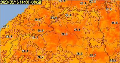 暑い！ 全国各地30℃以上の真夏日 続々　広島県内もことし初 　あすはさらに暑い予想　熱中症に十分注意