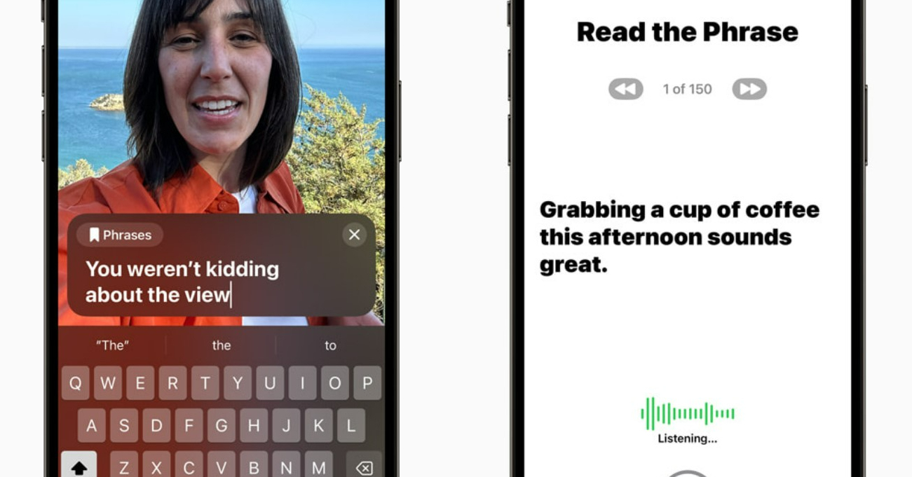 Apple、AI採用障害者支援ツールを多数発表　失う前に登録した声で話せる「Personal Voice」など