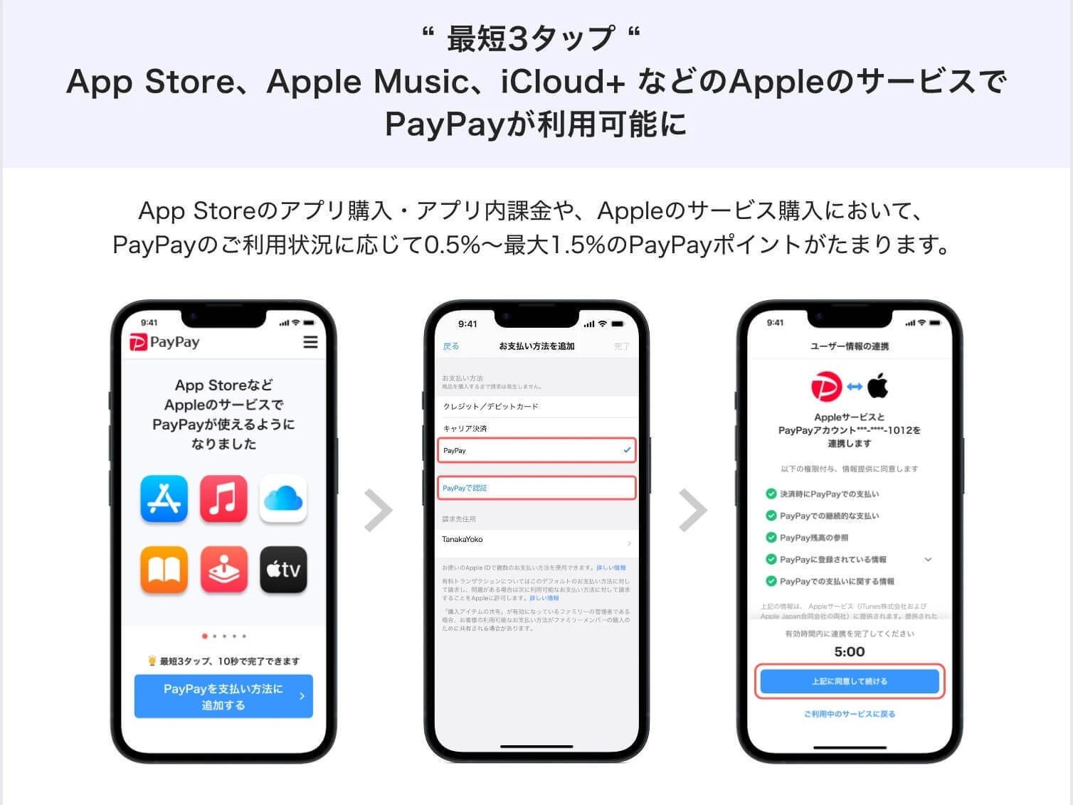 PayPayでApp StoreやApple Musicなどの支払い可能に　コード決済対応は日本初　ポイントもたまる