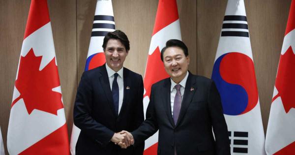 「親中国外交」と決別した韓国とカナダ、首脳会談で連携を確認　日米と新たな協力へ