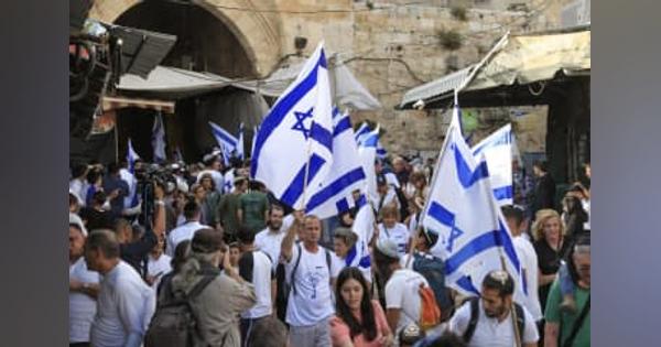 エルサレムで右派系ユダヤ人行進　「アラブ人に死を」叫ぶ