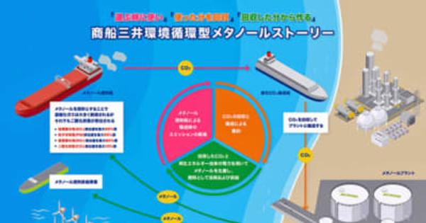 商船三井／三菱ガス化学と新造メタノール二元燃料船長期定期用船