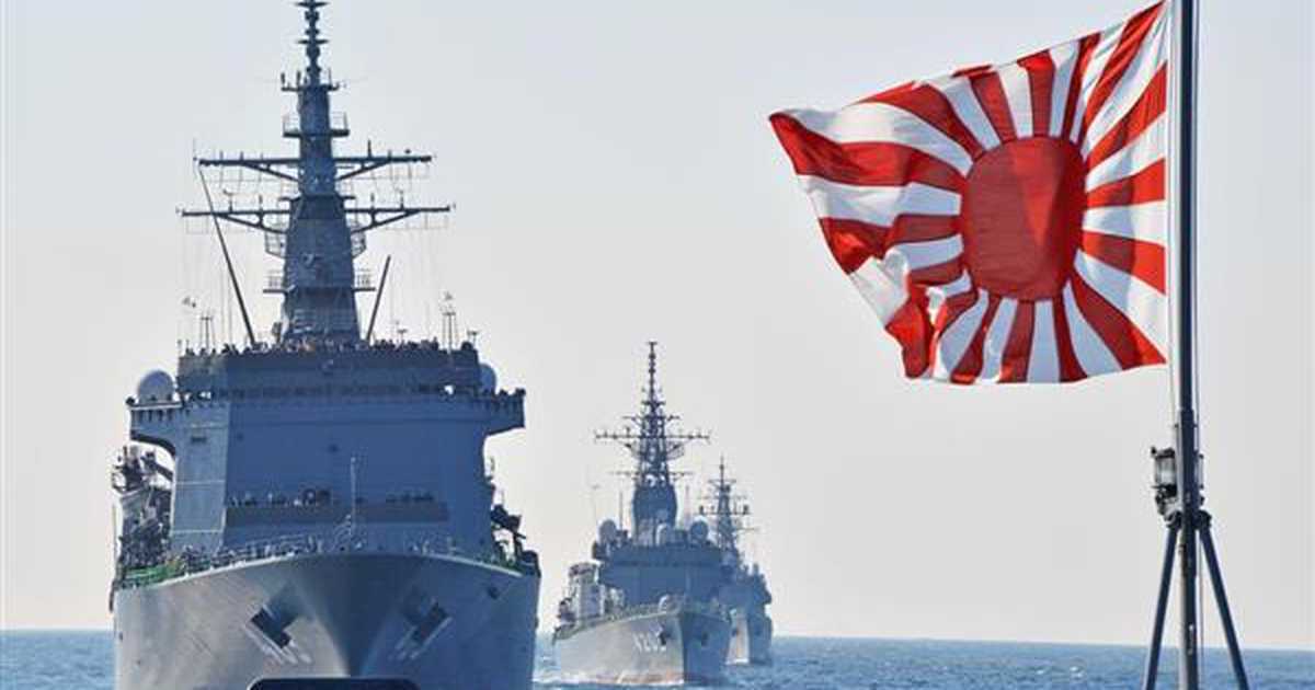 海自艦、旭日旗掲げ韓国寄港へ　今月末　国際共同訓練参加