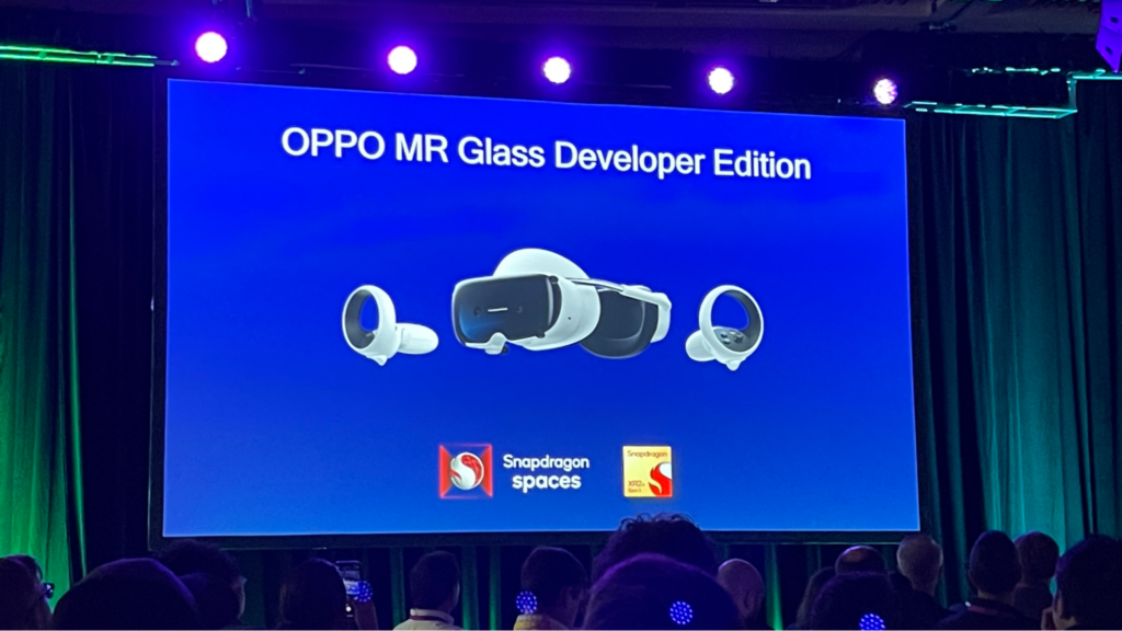 OPPO、パススルーARデバイス「OPPO MR Glass」開発者版を発表 心拍センサー・クアルコム製SoC搭載