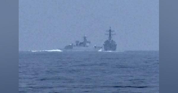 中国艦艇、台湾海峡で米駆逐艦に接近　140メートルまで＝米軍