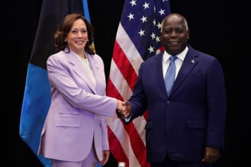 米、カリブに2大使館を新設へ　ハリス副大統領訪問、中国けん制