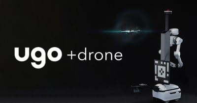 ロボットとドローンを融合したインフラ点検ソリューション「ugo +drone」を発表。陸と空の全方位点検が可能に[Japan Drone 2023]