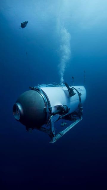 潜水艇内の酸素は96時間分　タイタニック観光で行方不明