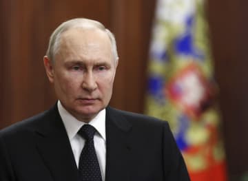 プーチン氏「裏切りと反逆直面」　ワグネル武装反乱、処罰表明