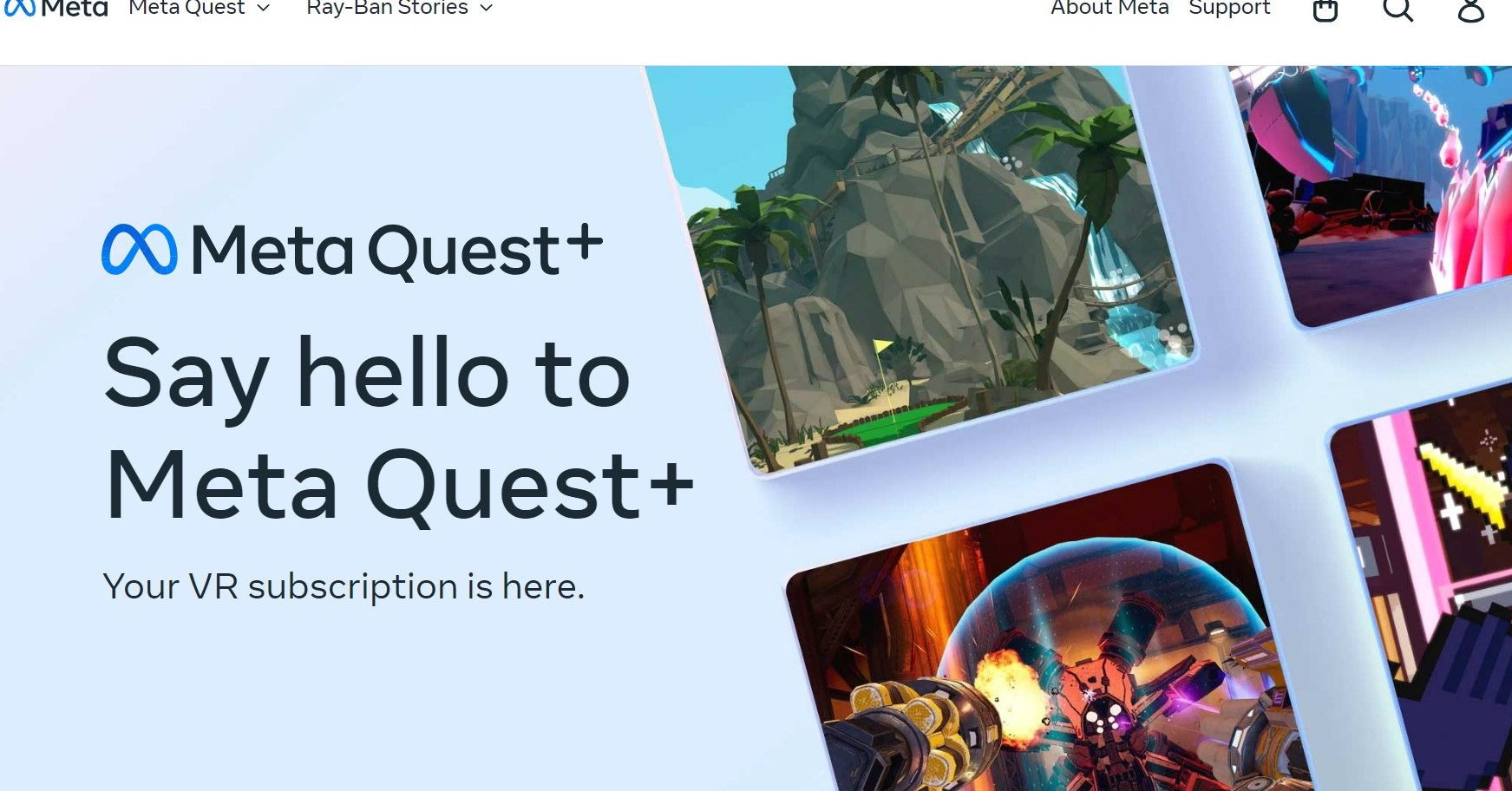 Meta、VRゲームサブスク「Meta Quest+」開始　月額8ドルのVR版「PS Plus」