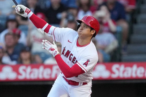 【mlb】大谷翔平、“激走”三塁打で6打席連続出塁 メジャートップタイ5本目同点を演出 5681